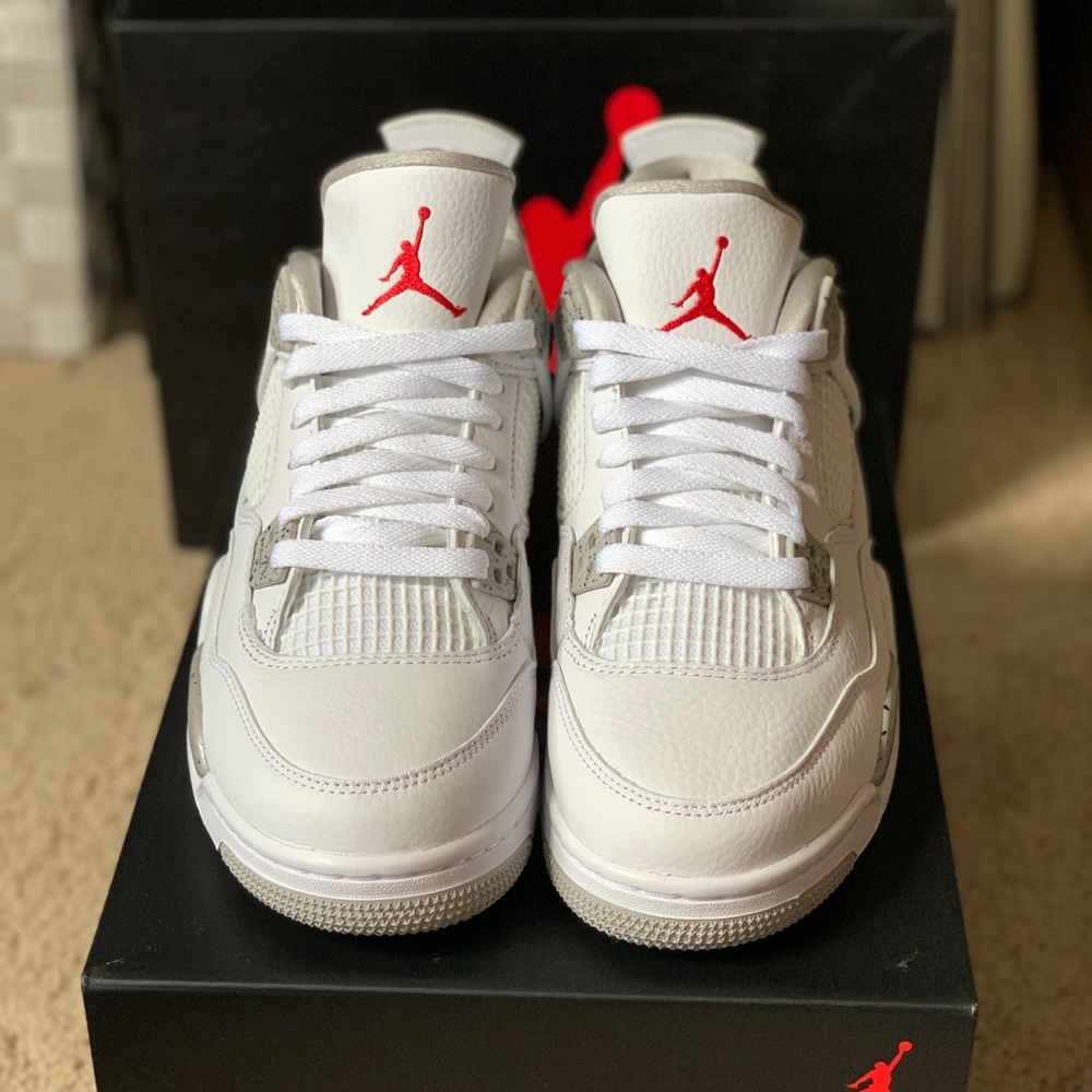 🔥Air Jordan 4 Retro - White Oreo - Sz:7Y/8.5W🔥